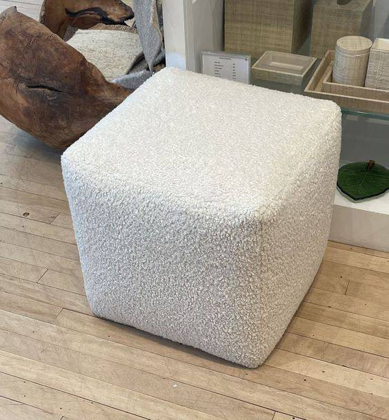 پاف مربع چنس پارچه تدی