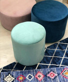 پاف گرد جنس پارچه مخمل درجه یک