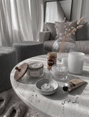 پاف گرد جنس پارچه تدی